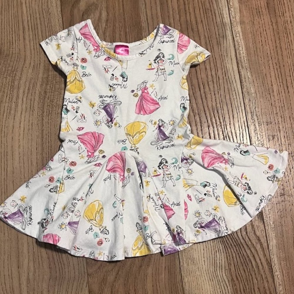 New 3T Princess Sketch Dress - Great Condition